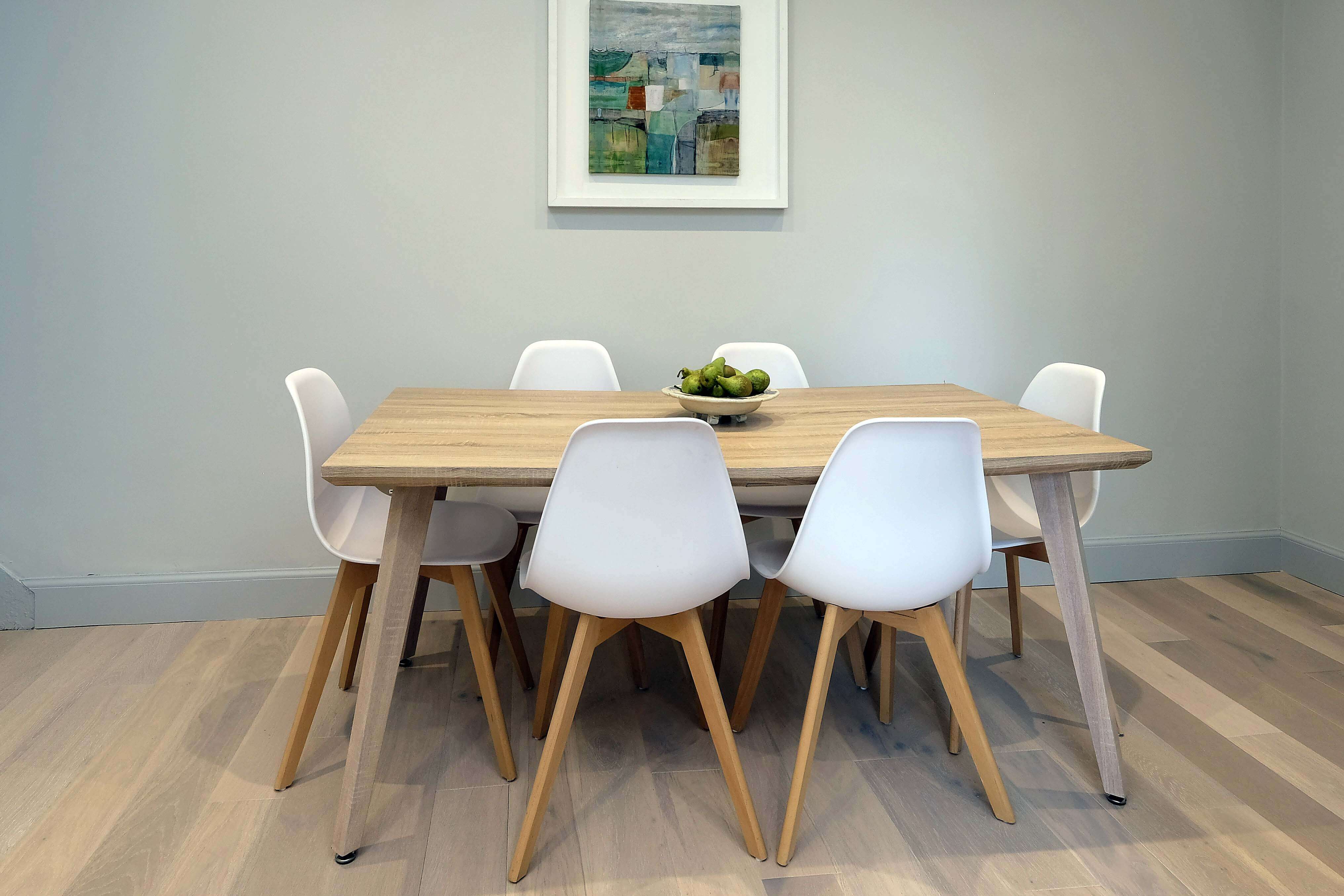 Dining table and chairs Scandi style